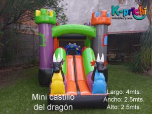 renta de mini castillo, renta de inflable para fiesta infantil, kprichi