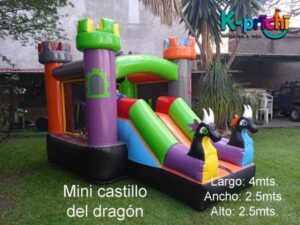 renta de mini castillo, renta de inflable para fiesta infantil, kprichi