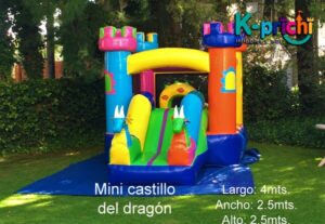 renta de mini castillo, renta de inflable para fiesta infantil, kprichi