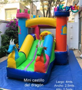 renta de mini castillo, renta de inflable para fiesta infantil, kprichi