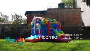renta de inflable de unicornio cdmx, donde rentar un inflable de unicornio para fiestas, brincolines de unicornio renta df, inflable de unicornio, kprichi