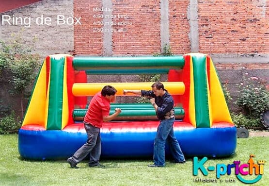 renta de juegos inflables para adultos, ring de box para fiestas, k-prichi