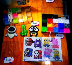 pixel art, figuras de pixel, taller pixel art, cuentas midi beads, taller de pixel art en CDMX y zona metropolitana