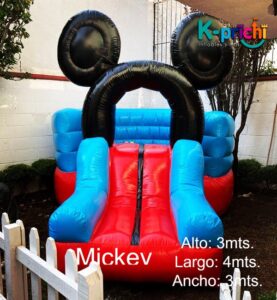 alberca de pelotas, mickey, renta inflables