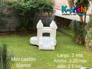 inflable blanco, castillo blanco, brincolin blanco, fiesta infantil, bautizos, bodas, presentaciones.